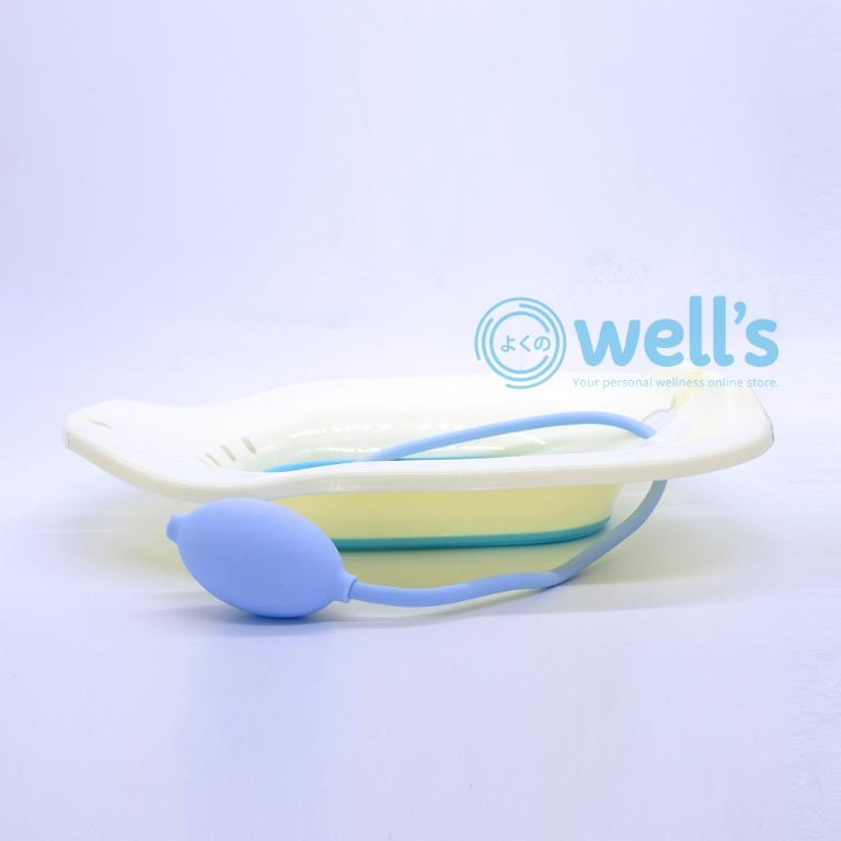 Sitz Bath with Flusher to Provide Relief To Hemorrhoids, Anal Fissures