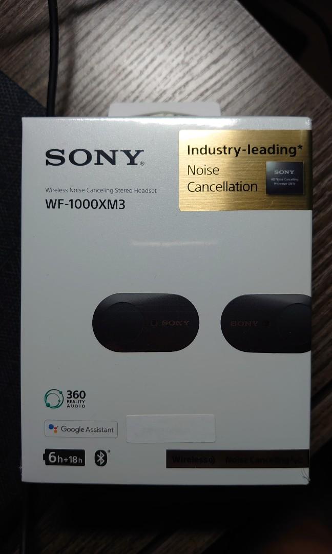 Sony WF-1000XM3 藍牙耳機（全新未開封）, 電子產品, 手提電話- Carousell