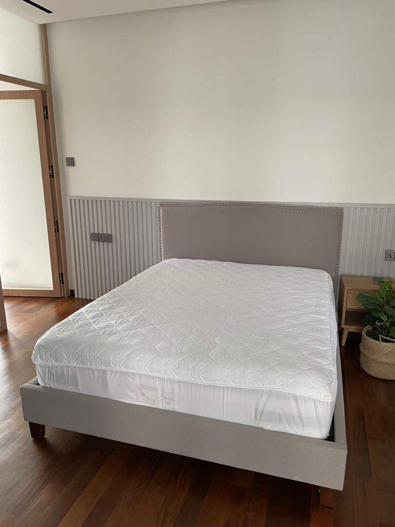 Khaki deals bed frame
