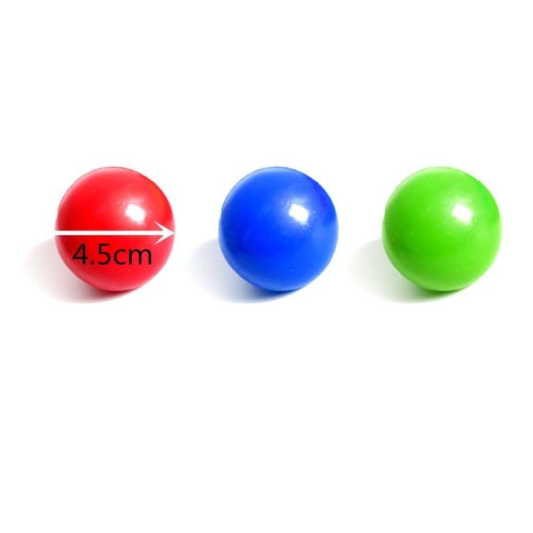 Stick Wall Ball Sticky Ball Catch Throw Ball Glob Novelty For All Toys Games Others On Carousell