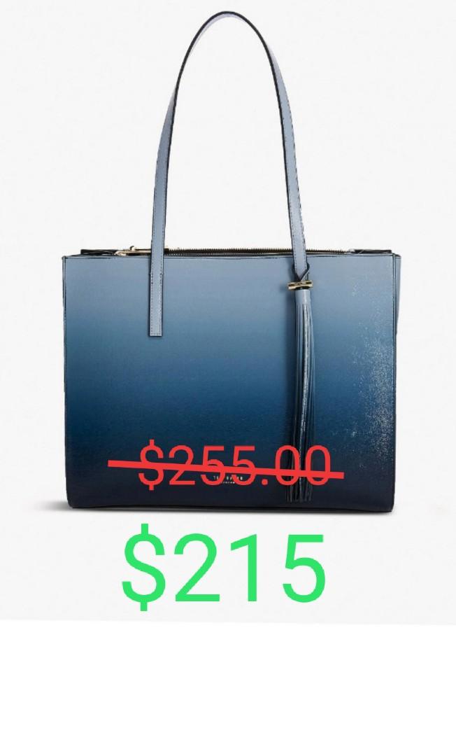 ted baker large leather shopper bag