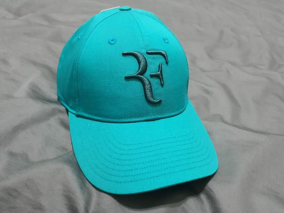 ROGER FEDERER x UNIQLO Blue 64 Cap Hat RF embroidery  eBay