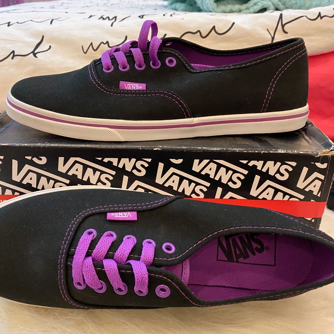 purple vans lo pro