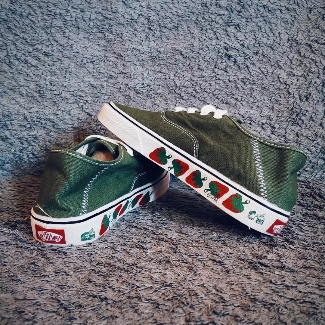 vans green strawberry