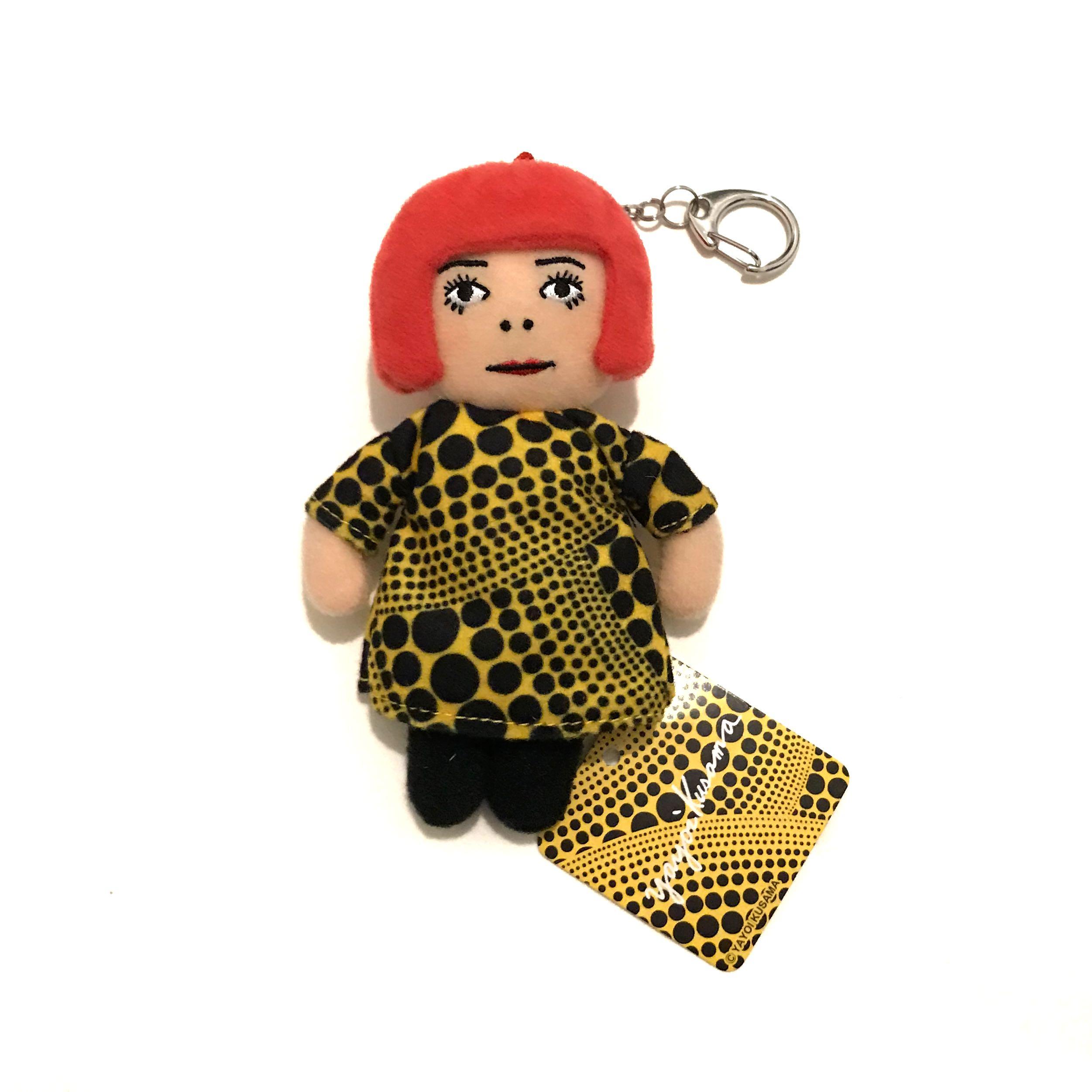 YAYOI KUSAMA Plushie Keychain with Tag, 手作＆自家設計, 藝術品 Carousell