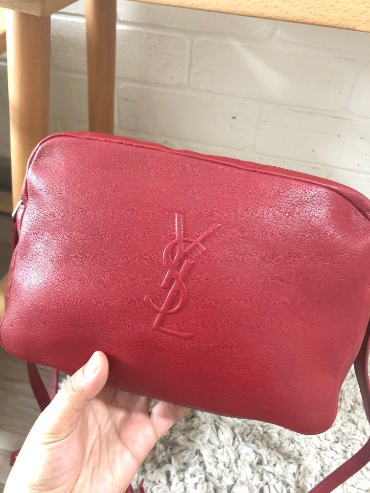 YSL crossbody bag/camera bag, Luxury, Bags & Wallets on Carousell