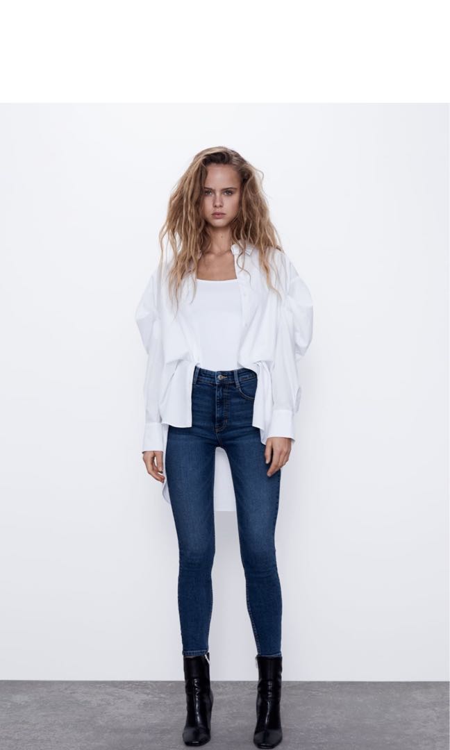 Jeans hi rise skinny vintage zara 2025