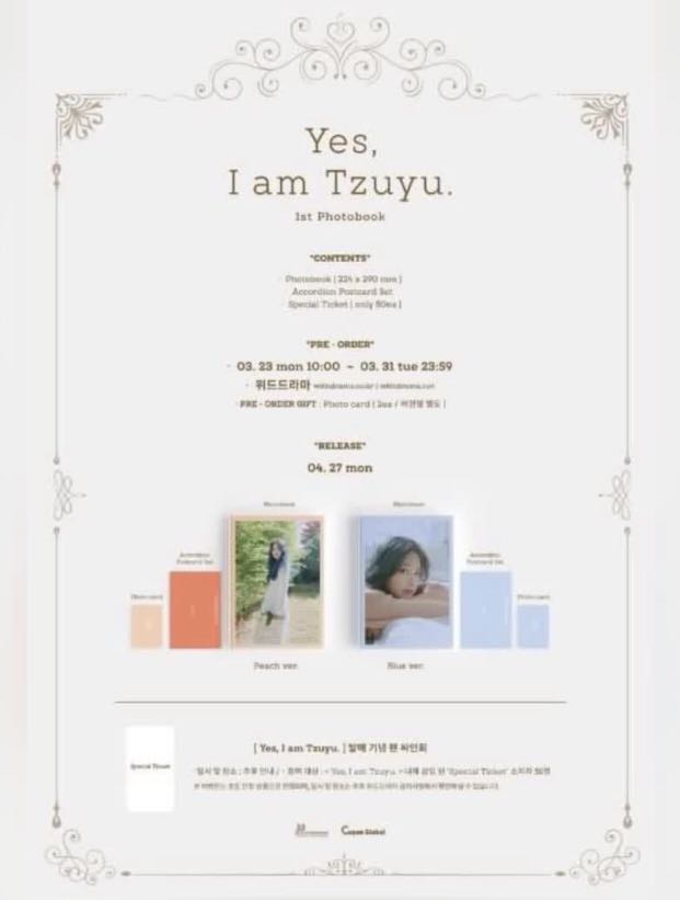 12 12 Sales Yes I Am Tzuyu Photobook Entertainment K Wave On Carousell Yes, i am tzuyu photobook scan 4p #트와이스 #twice #쯔위 #tzuyu @jypetwice. carousell