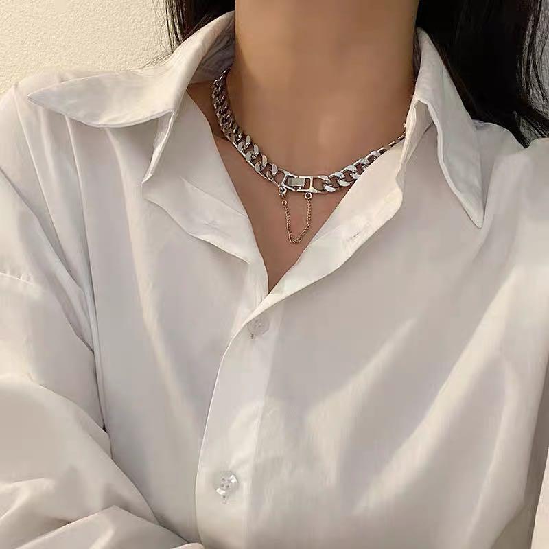 Chunky metal clearance necklace