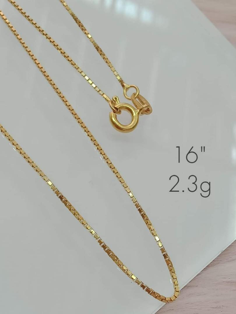 Box type gold chain online