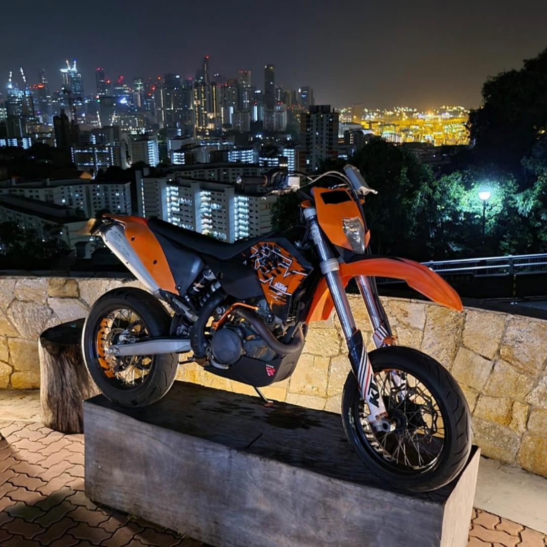 Ktm exc 450 deals supermoto for sale