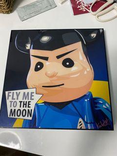 泰國畫家 Keetatat 壁畫 -fly me to the moon
