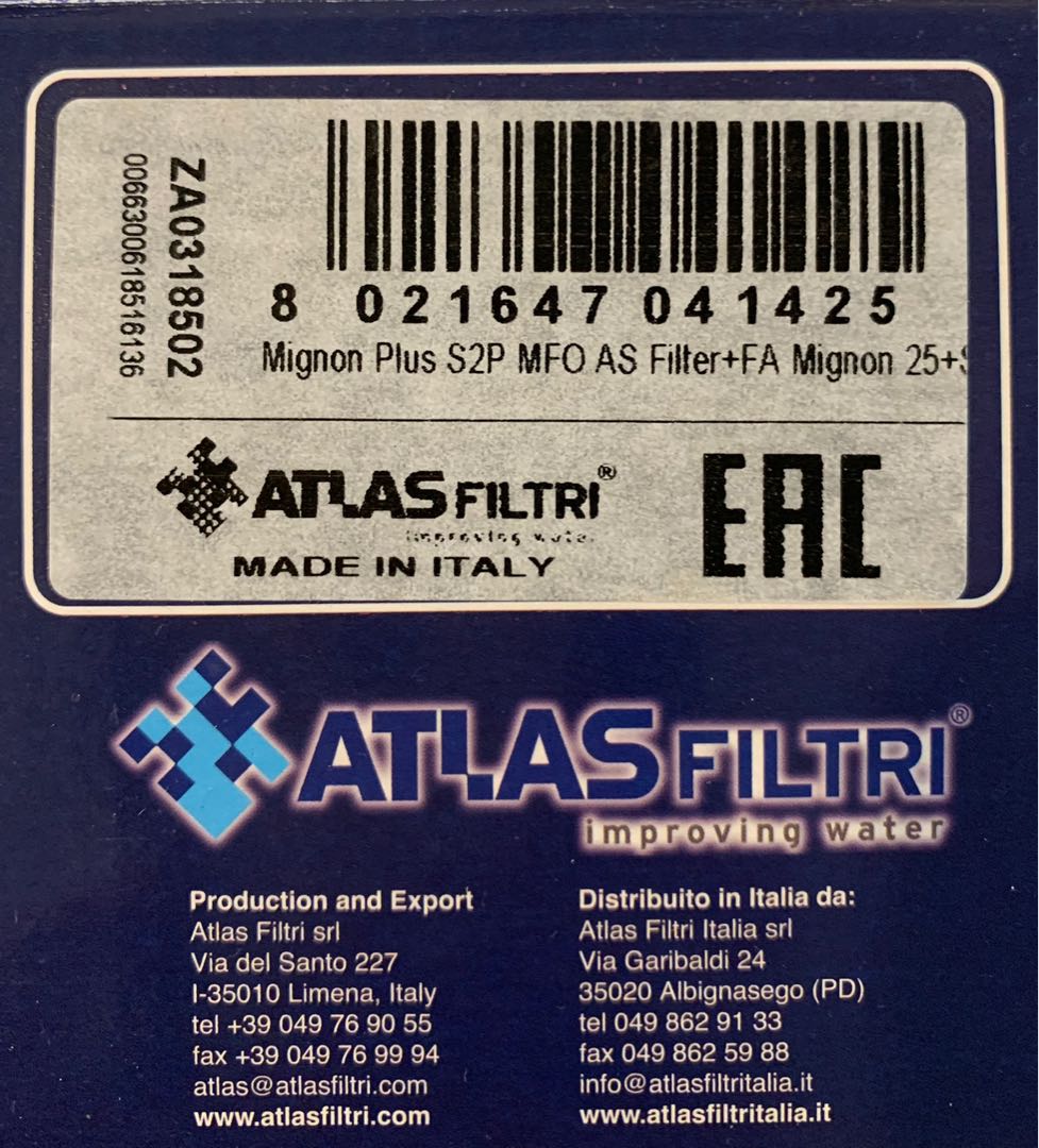 Atlas Filtri House Water Filter Head Only Everything Else On Carousell