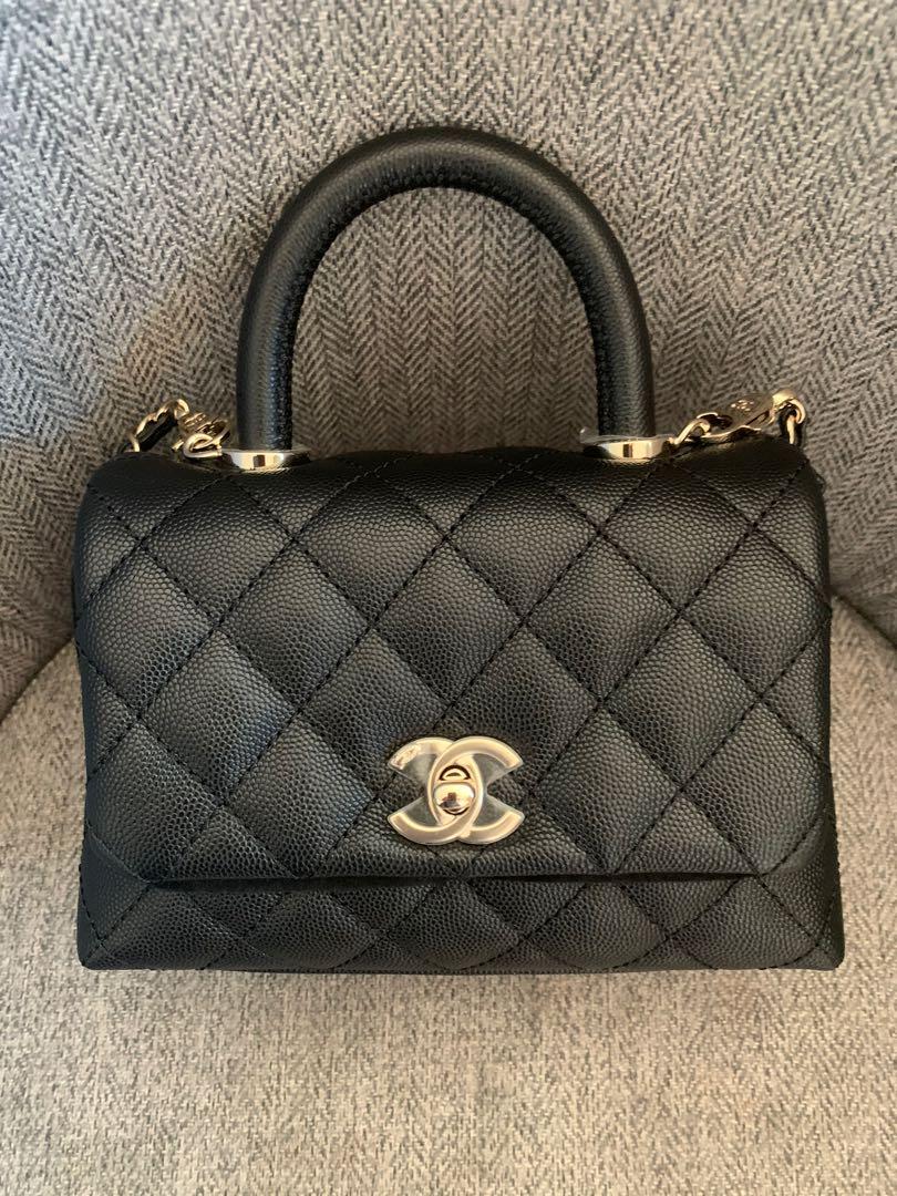 BNIB chanel coco handle extra mini, Luxury, Bags & Wallets on Carousell