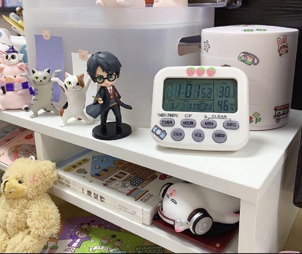 BNIB STUDY TIMER student electronic stopwatch alarm clock kitchen timer ...