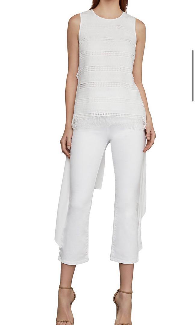 bcbg white top