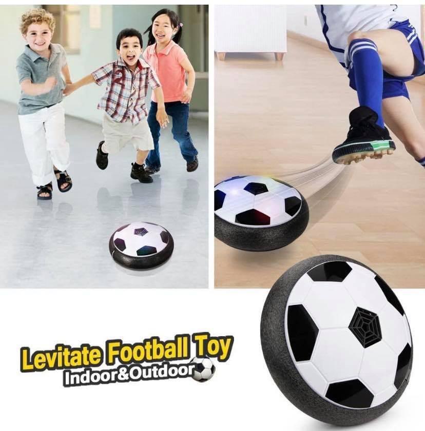 Boy Toys 5 10 Year Old Joy Jam Hover Soccer Ball Goal Set Air Soccer Football Disc Electric Soccer with 2 Gates Hovering Football with LED Lights