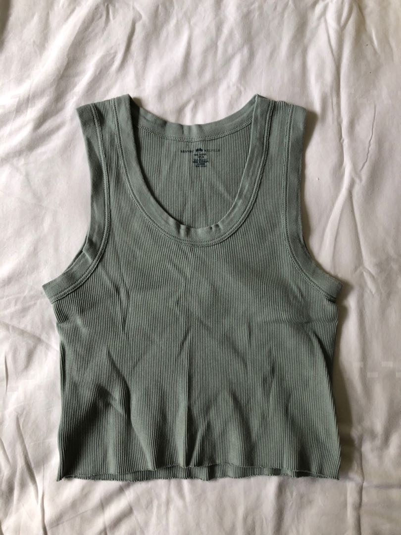 brandy melville connor ribbed tank, Women's Fashion, Tops, Other Tops ...