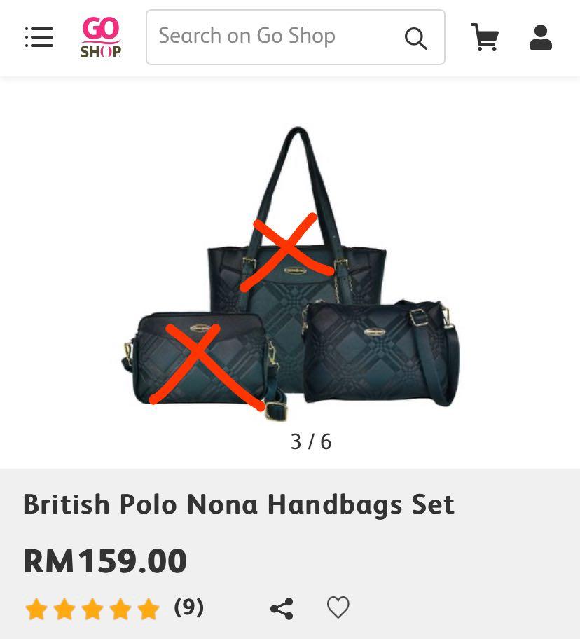 Go shop handbag british polo sales