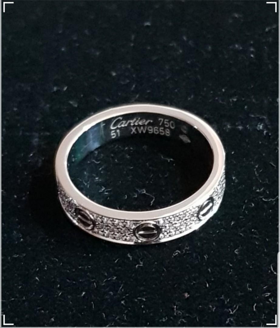 cartier love ring size 67