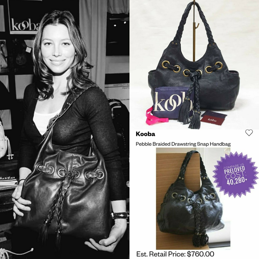 Kooba leather best sale patchwork hobo
