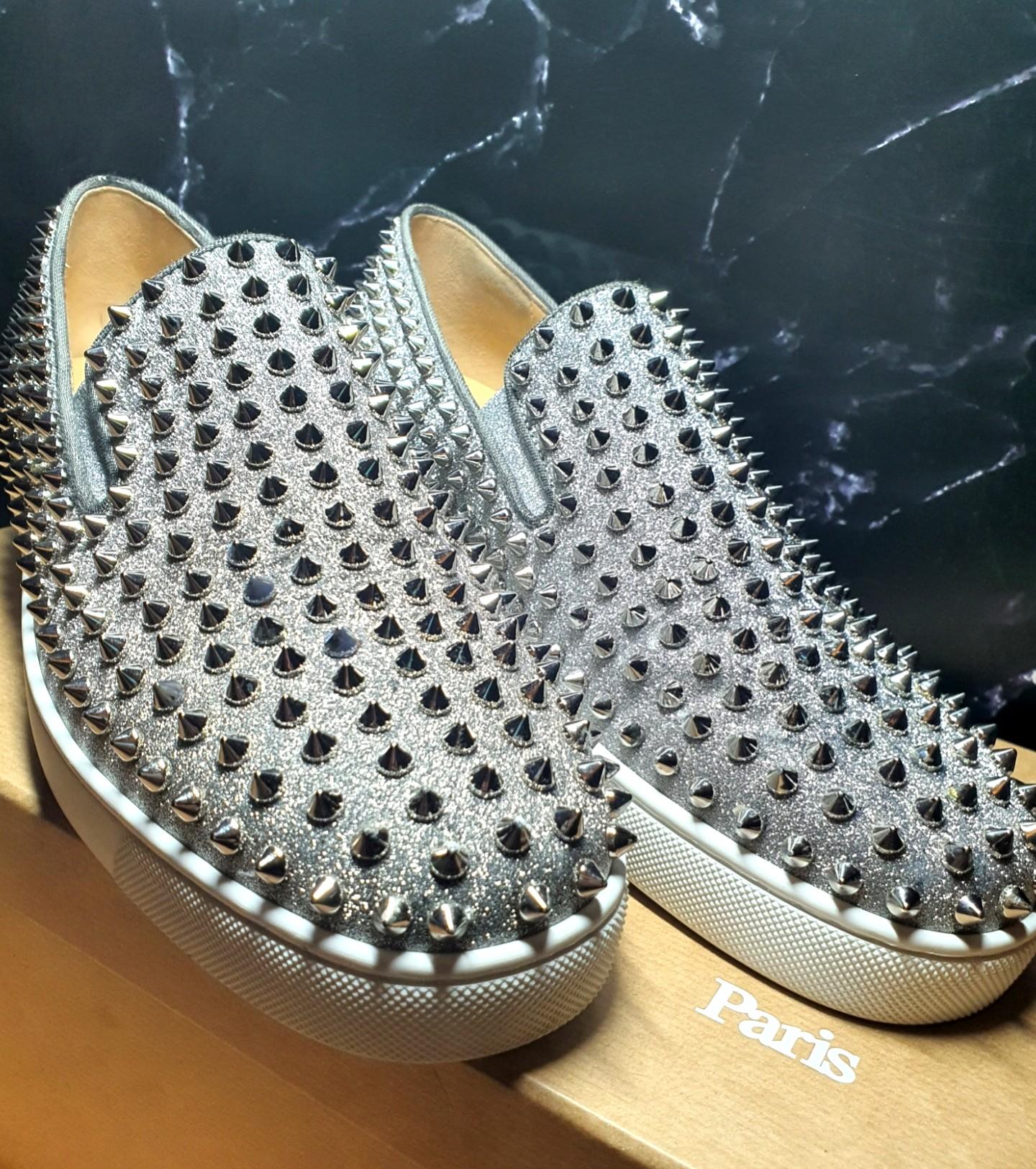 Christian louboutin roller boat shoes hot sale