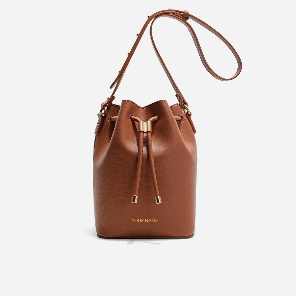 Christy Ng Cassidy Bucket Bag Caramel