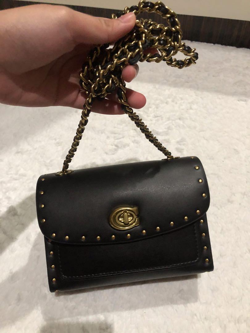 Coach parker 18 black top