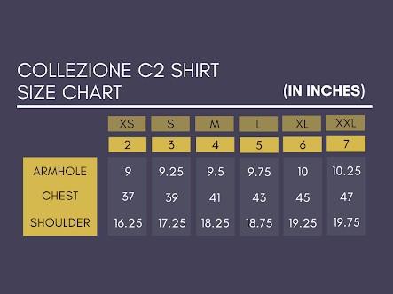 Collezione polo shirt size chart clearance