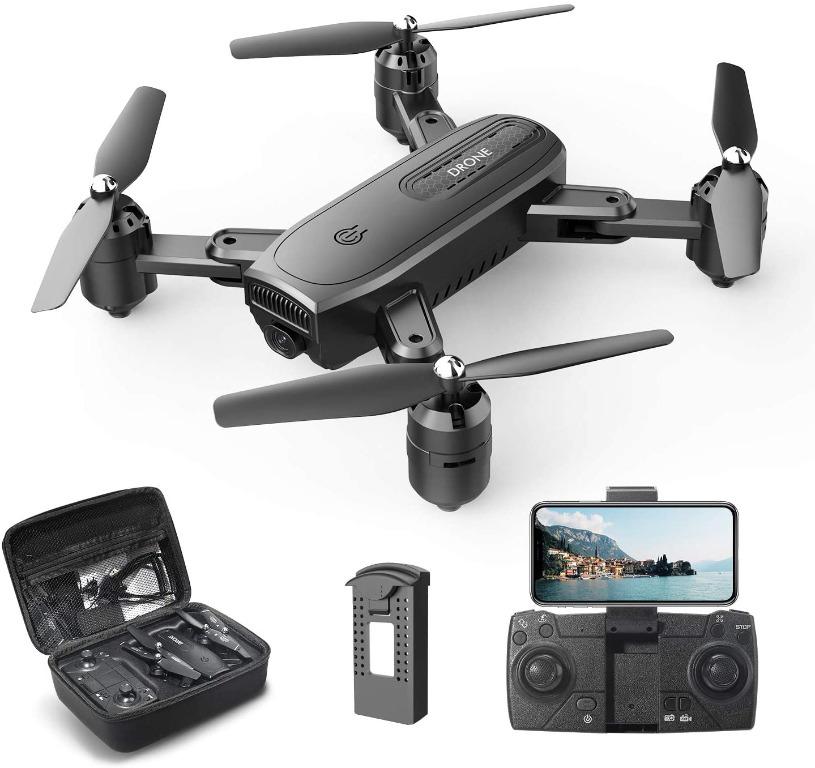 (Free Delivery) DEERC D30 Drone with Camera 1080P for AdultsLive Video