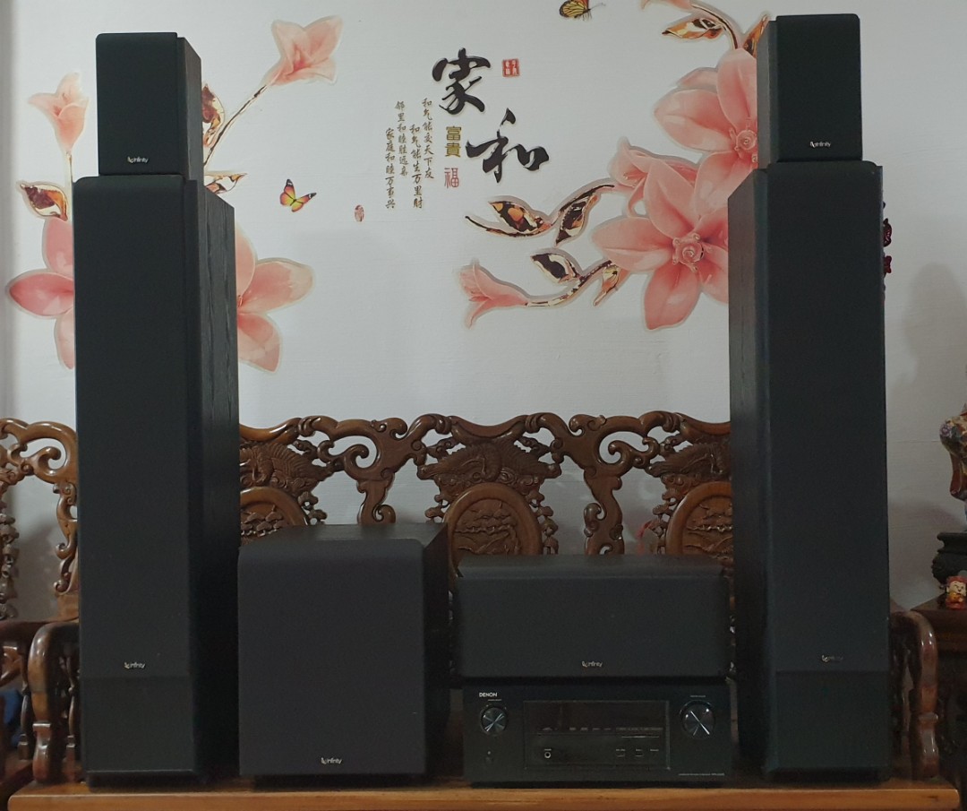 Denon AVRX3000 + Infinity 5.1 Channel Speakers + Infinity Subwoofer