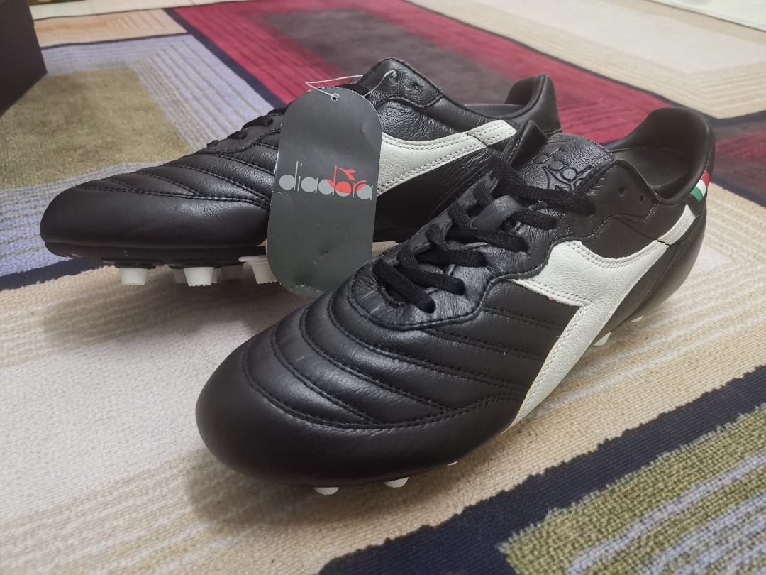 Diadora kangaroo leather soccer cleats top