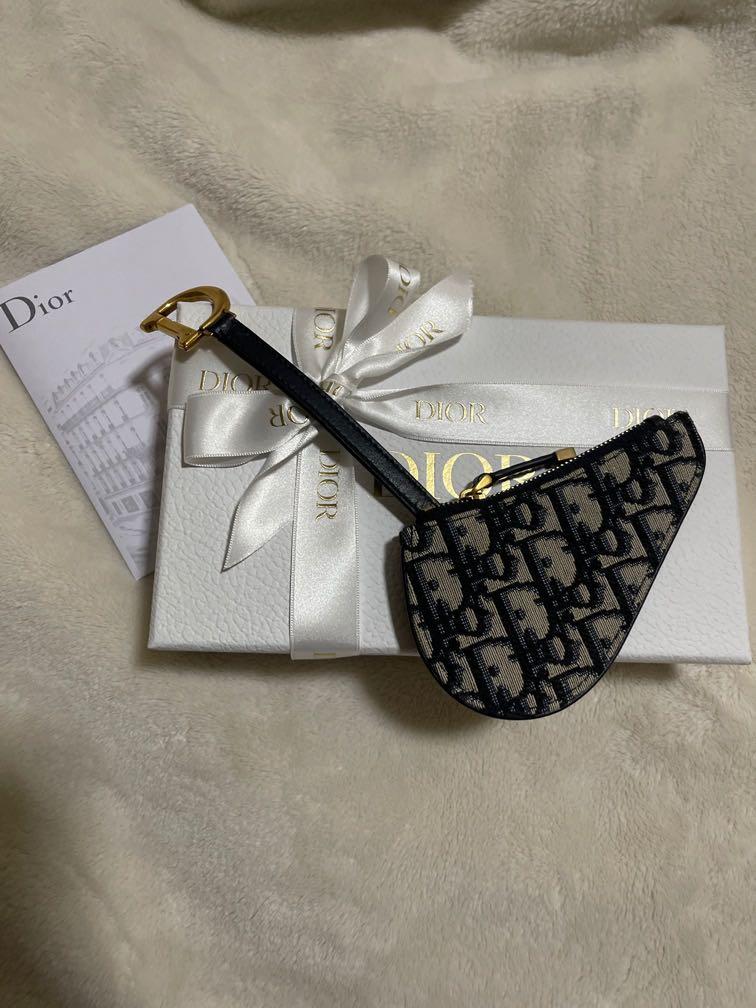 Dior oblique saddle coin store purse