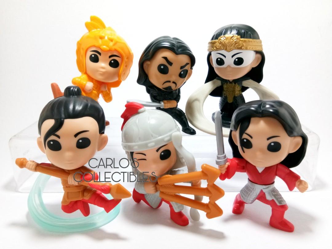Details about   Mulan 1999 Happy Meal Toys Full Set 