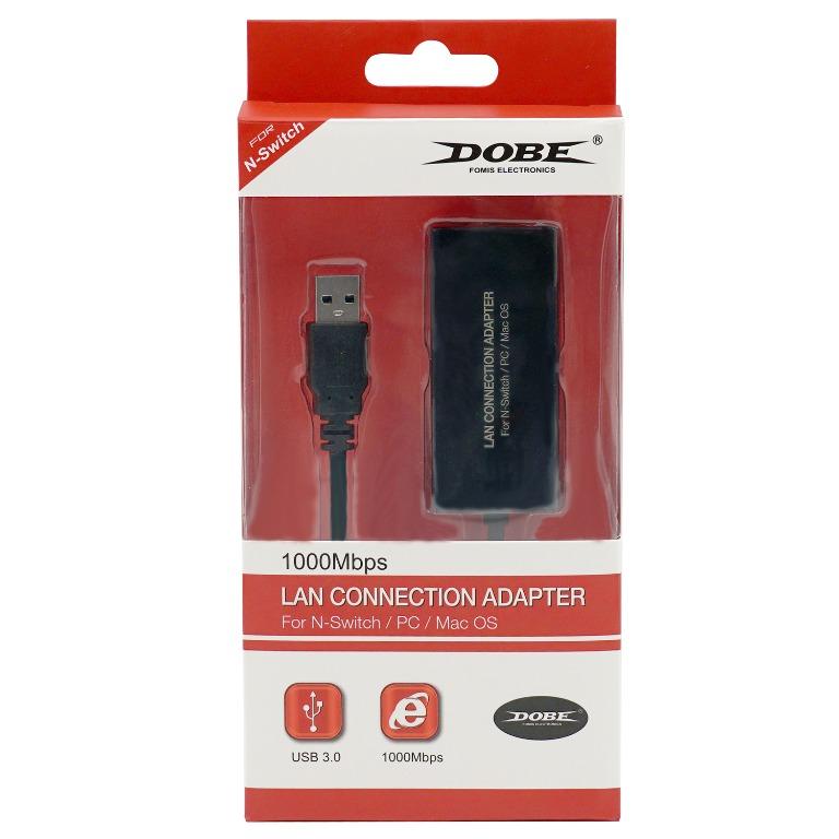 Dobe Switch Wii Wii U有線網卡pc Mac Os 1千兆usb3 0轉接器rj45 Lan任天堂有線網卡歡迎電話whatsapp聯絡 遊戲機 遊戲機裝飾配件 Carousell
