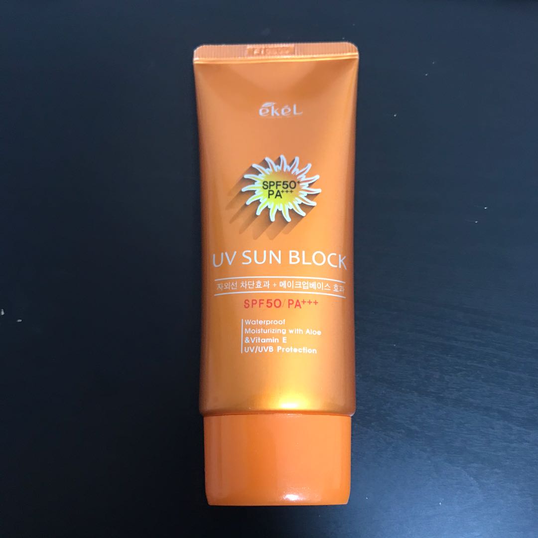 EKEL UV Sun Block SPF 50 / PA+++ 70ml, Beauty & Personal Care, Face ...