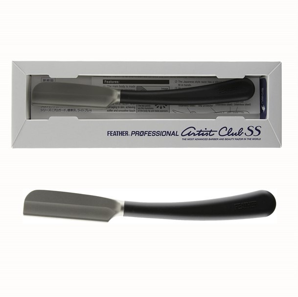 Feather SS Japanese Straight Razor, Black, Beauty & Personal Care, Men ...