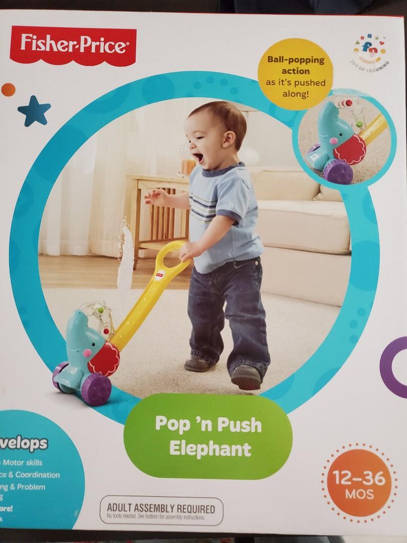 Fisher price pop n push elephant sales