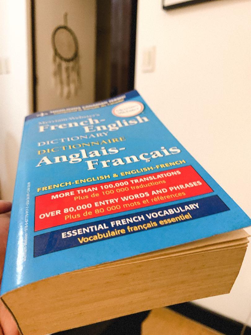 French-English Dictionary (Category: Textbooks) located in Quezon City. Submitted by ina517 (Listing ID 1055453089, Image 3). Description: .