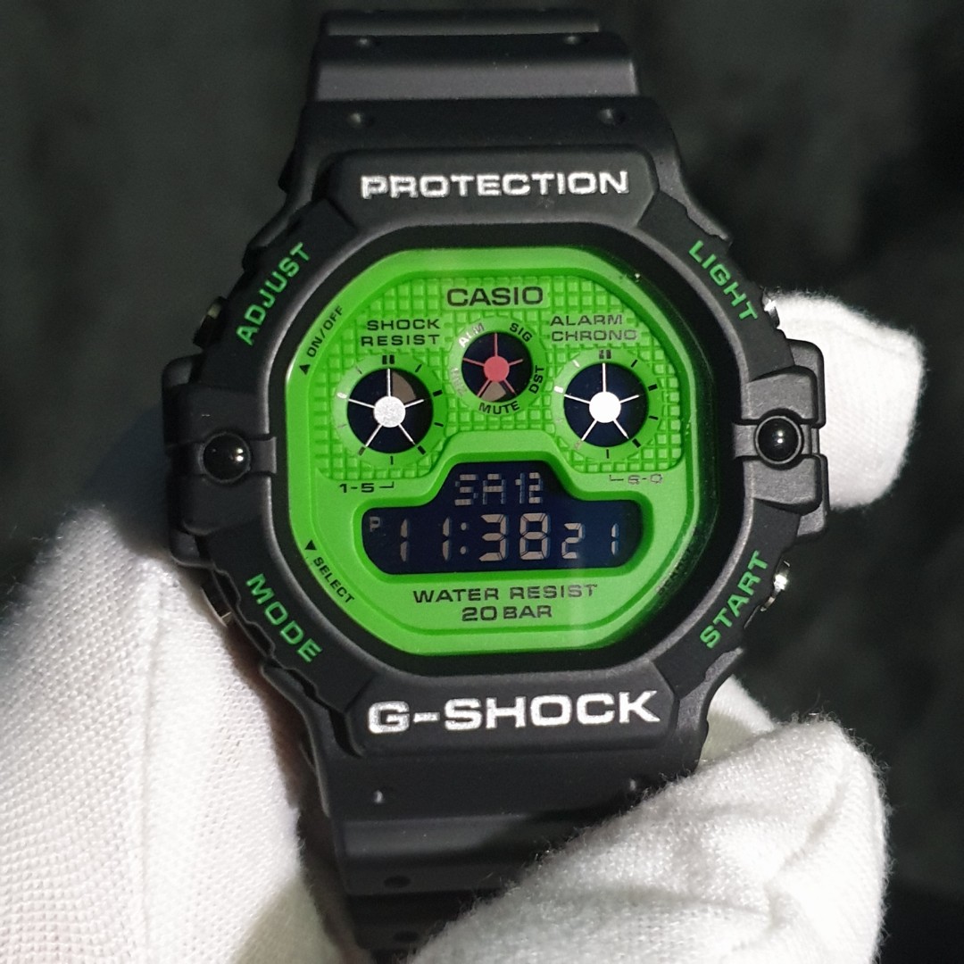 G Shock GShock gshock DW 5900RS 1 DW5900RS dw5900rs Casio casio CASIO GSHOCK G SHOCK Tapak Kucing Hulk Men s Fashion Watches Accessories Watches on Carousell