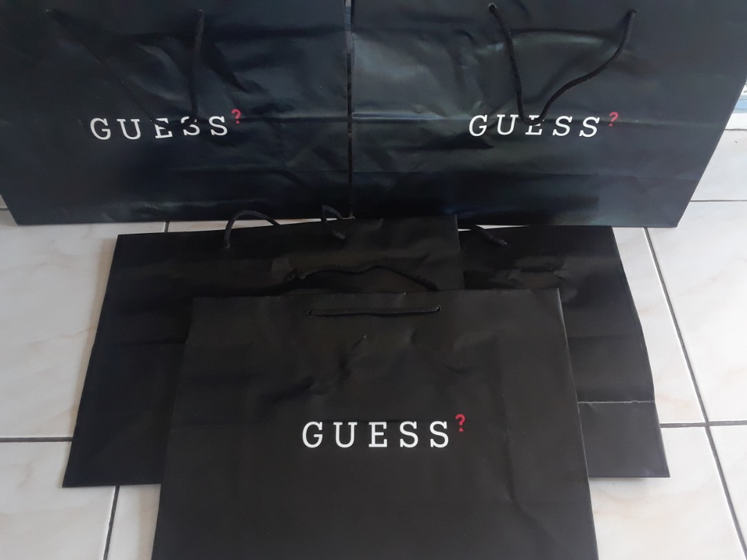Guess paper clearance bag for sale