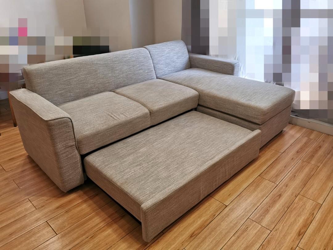 PREOWNED Hamilton LShaped Sofa Bed with Storage, Furniture & Home Living, Furniture, Sofas on