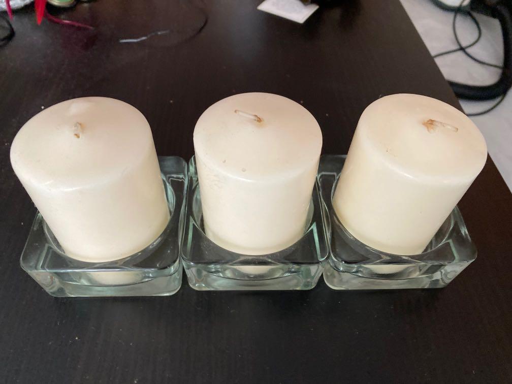 IKEA candles., Furniture & Home Living, Home Decor, Other Home Decor on