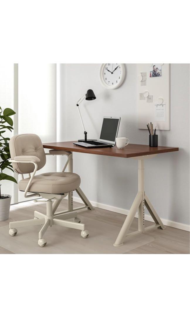 Ikea top desk idasen