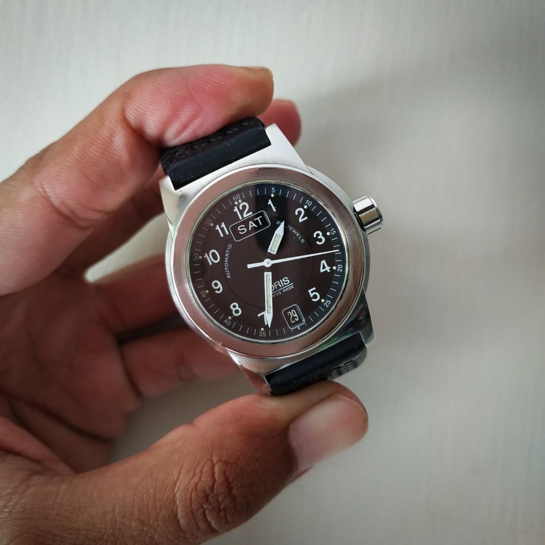 Jam tangan Oris original Fesyen Pria Jam Tangan di Carousell