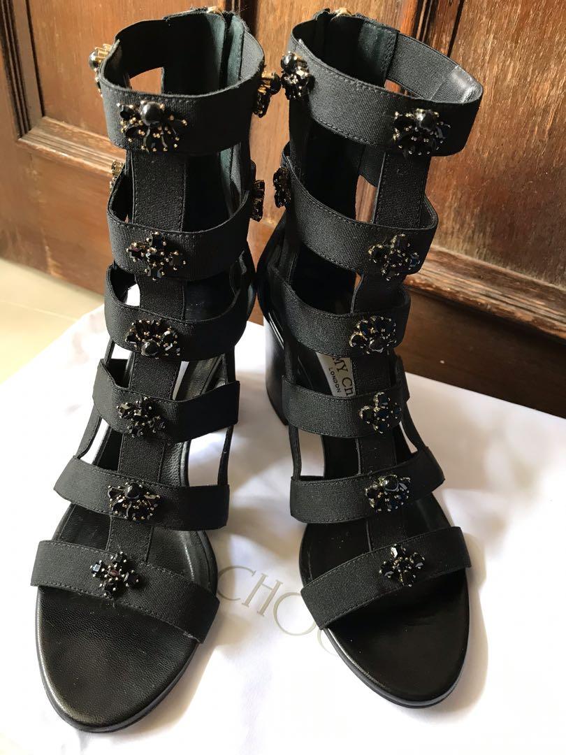 Jeweled store gladiator sandals