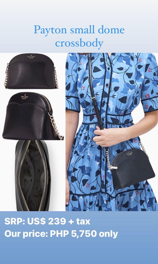 Kate Spade Bags | Kate Spade Payton Dome Crossbody with Fiesta Dot Black Multi | Color: Black/Purple | Size: Medium | Fine_Closet's Closet