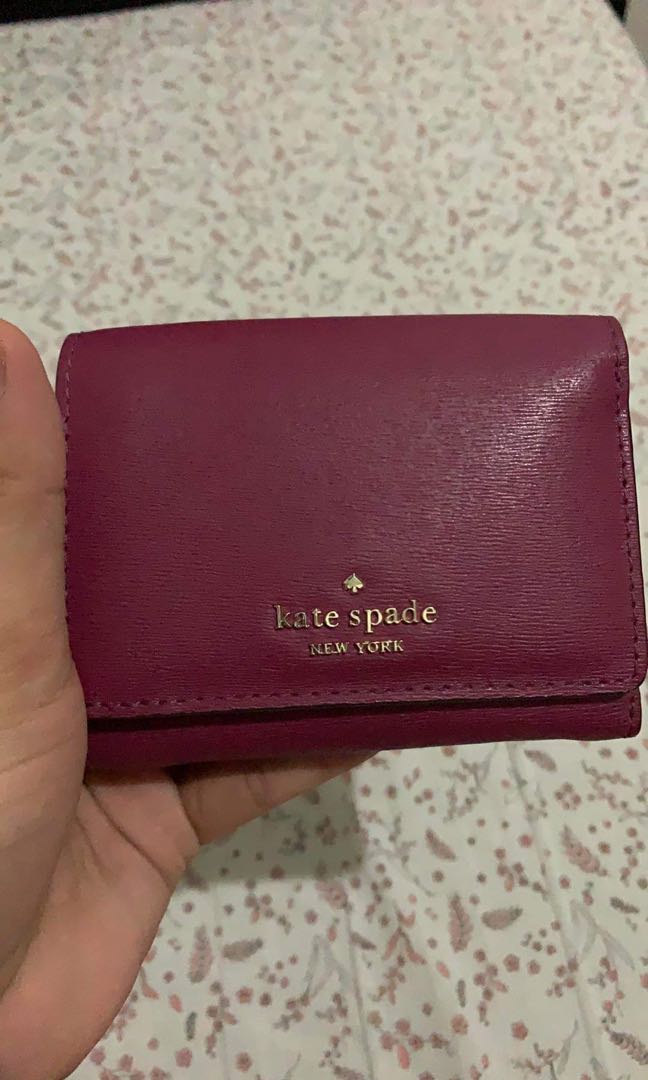 Kate spade trifold wallet, Women's Fashion, Bags & Wallets, Wallets & Card  holders on Carousell