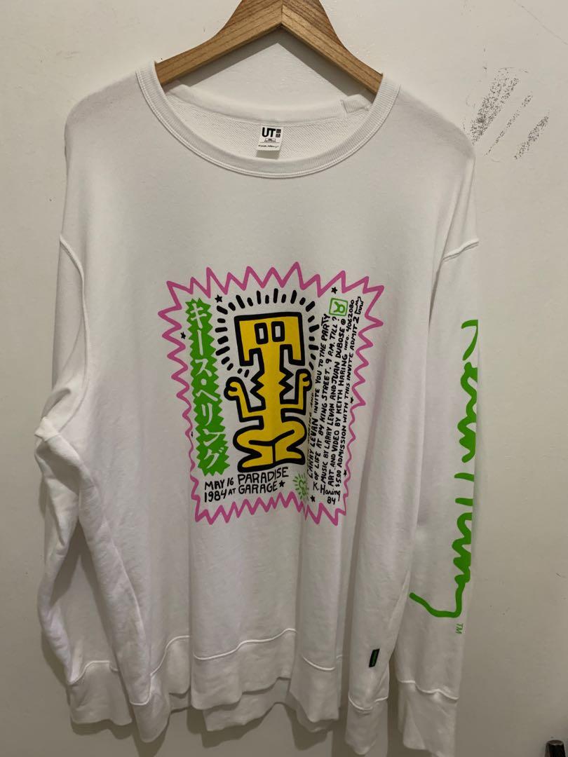Keith Haring X Uniqlo Sweatshirt Men S Fashion Tops Sets Tshirts Polo Shirts On Carousell