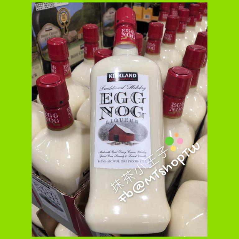 季節限定 美國 Kirkland Signature 科克蘭 蛋酒 1 75l 台灣代購 聖誕節 新年 嘢食 嘢飲 酒精飲料 Carousell
